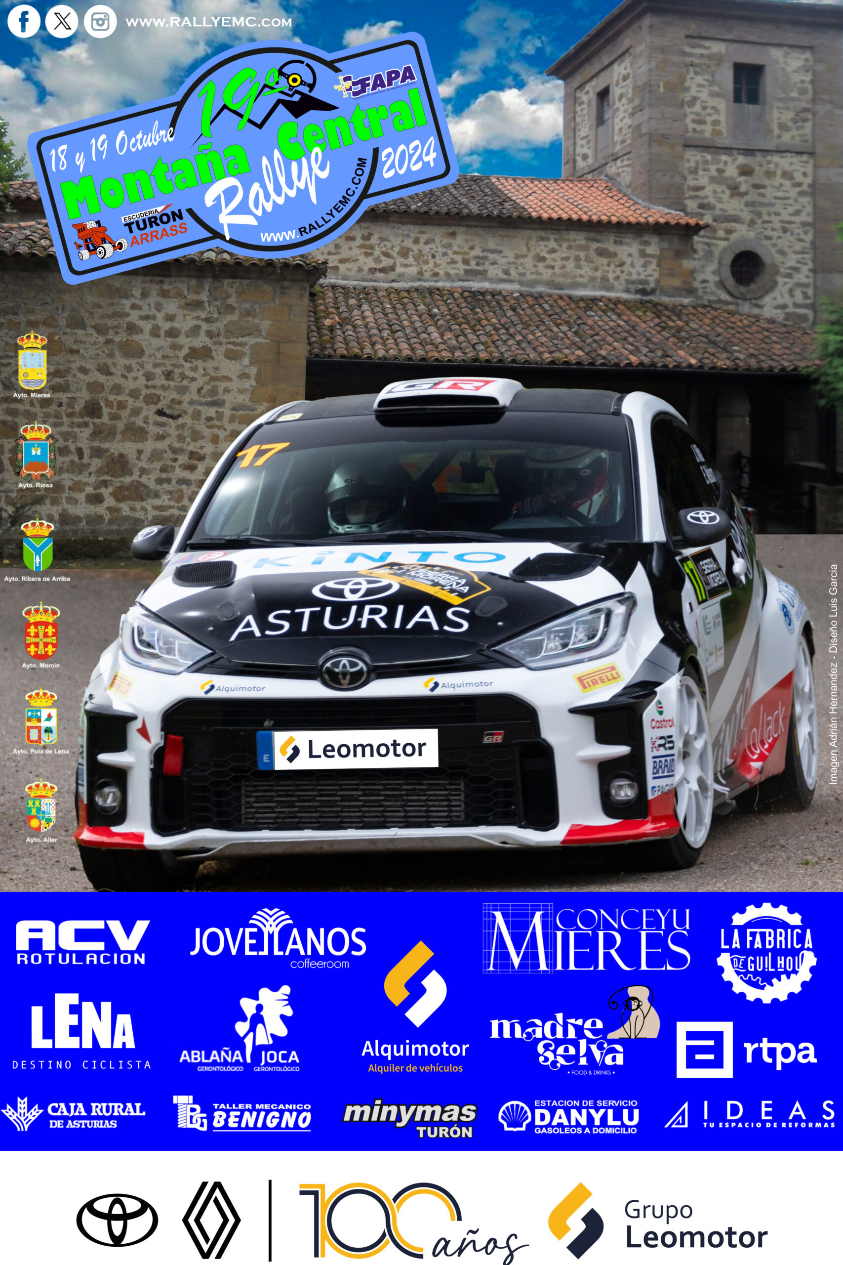 Cartel 19º Rallye Montaña Central 2024